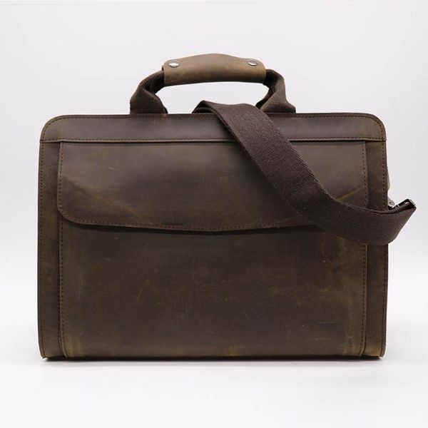 briefcases genuine crazy horse leather 14' bussiness briefcase handle handbag men crossbody shoulder bag classic vintage style
briefcases genuine crazy horse leather 14' bussiness briefcase handle handbag men crossbody shoulder bag classic vintage style