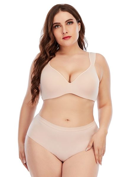 plus size women bra panty sets seamless wide straps full thin cup underwire firm support brassiere underwear lingerie c d e cup c1211, Black;white
plus size women bra panty sets seamless wide straps full thin cup underwire firm support brassiere underwear lingerie c d e cup c1211, Black;white