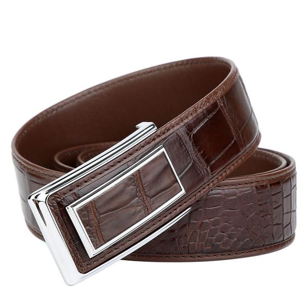 man leisure crocodile famous black leather genuine designer luxury belt buckles metal men business affairs belts, Black;brown
man leisure crocodile famous black leather genuine designer luxury belt buckles metal men business affairs belts, Black;brown