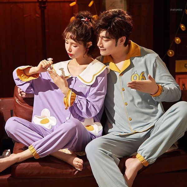 couples pajamas spring and autumn pure cotton new style long sleeve cute cartoon casual loose can go out tracksuit two-piece sui1, Black;red
couples pajamas spring and autumn pure cotton new style long sleeve cute cartoon casual loose can go out tracksuit two-piece sui1, Black;red