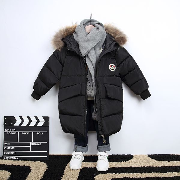 off season children's down jacket medium length heavy coat for boys and girls, Blue;gray
off season children's down jacket medium length heavy coat for boys and girls, Blue;gray