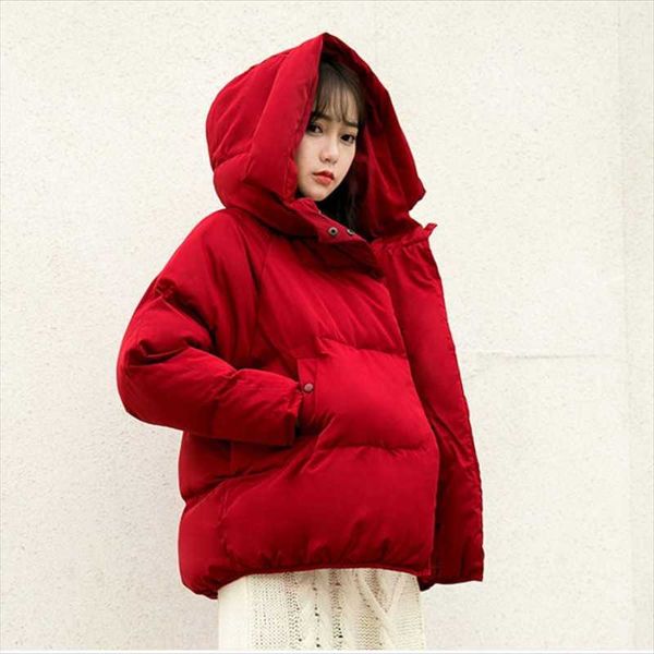 women's down & parkas short jacket women coat korean loose parka warm winter cotton-padded hooded outerwear autumn thick cotton clothes, Black
women's down & parkas short jacket women coat korean loose parka warm winter cotton-padded hooded outerwear autumn thick cotton clothes, Black