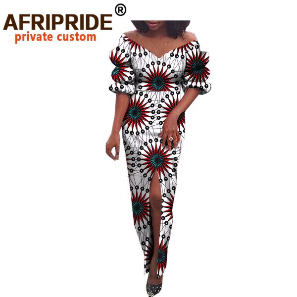 african spring casual dress for women afripride half lantern sleeve ankle-length front split women casual dress a1825007, Black;gray
african spring casual dress for women afripride half lantern sleeve ankle-length front split women casual dress a1825007, Black;gray