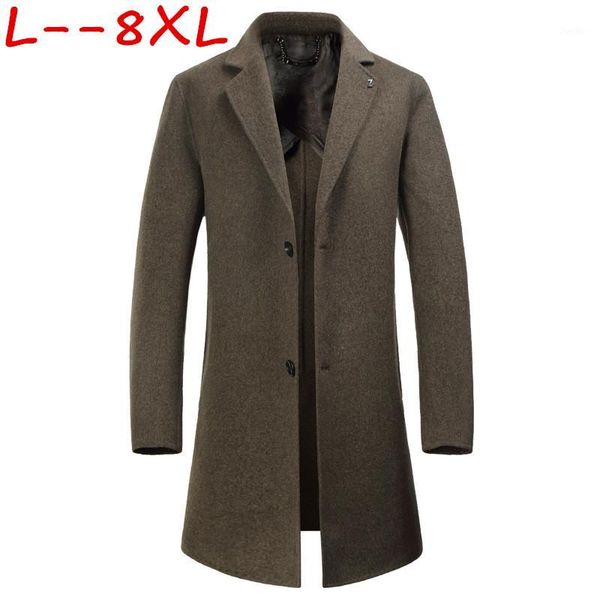 10xl 8xl winter men's casual thicken woolen trench coat business coats male solid color slim fit overcoat medium long jackets1, Black
10xl 8xl winter men's casual thicken woolen trench coat business coats male solid color slim fit overcoat medium long jackets1, Black