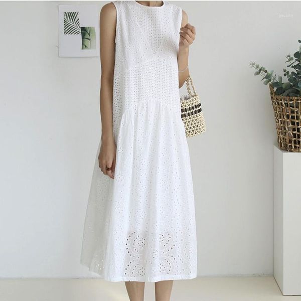 white embroidery lace dress women o-neck sleeveless hollow out solid cotton dresses summer elegant ethinc rayon long dresses new1, Black;gray
white embroidery lace dress women o-neck sleeveless hollow out solid cotton dresses summer elegant ethinc rayon long dresses new1, Black;gray