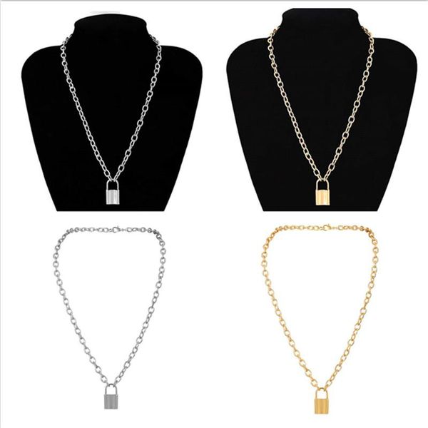 chokers 1pcs women padlock pendant necklace cable chain friendship gifts jewelry 50cm, Golden;silver
chokers 1pcs women padlock pendant necklace cable chain friendship gifts jewelry 50cm, Golden;silver