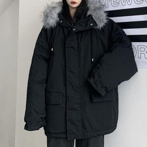 winter thick jacket men's parka warm fashion casual fur collar hooded coat men wild loose korean short coat mens clothes m-2xl, Black
winter thick jacket men's parka warm fashion casual fur collar hooded coat men wild loose korean short coat mens clothes m-2xl, Black