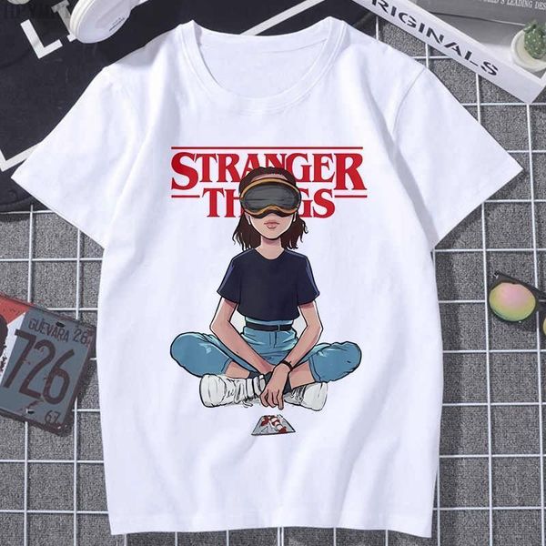 female t-shirt summer stranger things printed women's harajuku short-sleeved t shirt casual fashion o-neck t-shirt clothing, White
female t-shirt summer stranger things printed women's harajuku short-sleeved t shirt casual fashion o-neck t-shirt clothing, White