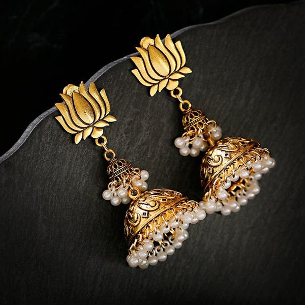 dangle & chandelier retro bollywood oxidized earrings ethnic lotus flower carved white beads tassel birdcage earring for women jewelry, Silver
dangle & chandelier retro bollywood oxidized earrings ethnic lotus flower carved white beads tassel birdcage earring for women jewelry, Silver