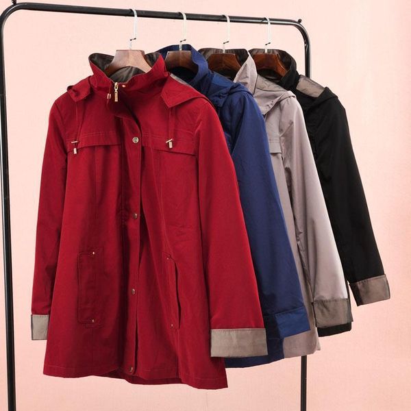four colors trench coat luxury european long windproof rainproof hooded two-piece set jackets women plug big size gray black red1, Tan;black
four colors trench coat luxury european long windproof rainproof hooded two-piece set jackets women plug big size gray black red1, Tan;black
