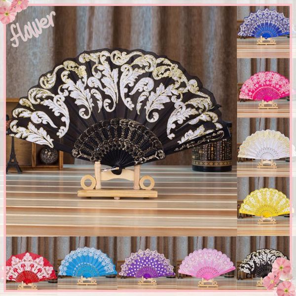 party favor 1pc color optional random pattern chinese/spanish style dance wedding lace silk folding hand held flower fan l*5
party favor 1pc color optional random pattern chinese/spanish style dance wedding lace silk folding hand held flower fan l*5