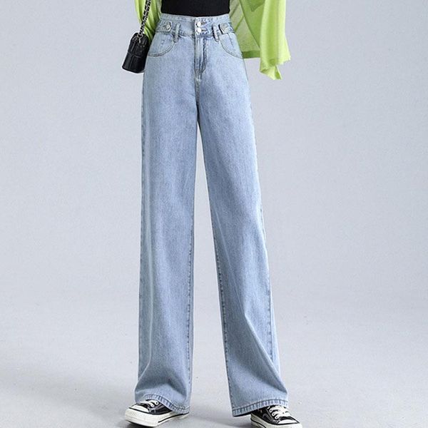 women's jeans high waist winter straight-leg pants loose velvet thickened, Blue
women's jeans high waist winter straight-leg pants loose velvet thickened, Blue