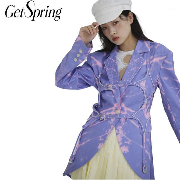 getspring women blazer diamond patchwork bandage irregular women blazers jackets asymmetry print vintage long suit coats 20201, White;black
getspring women blazer diamond patchwork bandage irregular women blazers jackets asymmetry print vintage long suit coats 20201, White;black