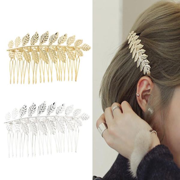 baroque style greek bridal leaf hair combs hairpins gold color metal headpiece girl wedding party accessories hair jewelry, Golden;silver
baroque style greek bridal leaf hair combs hairpins gold color metal headpiece girl wedding party accessories hair jewelry, Golden;silver