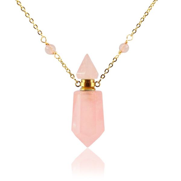 wholesale 5 pcs gold plated many style perfume bottle pendant natural rose quartz necklace for women jewelry, Silver
wholesale 5 pcs gold plated many style perfume bottle pendant natural rose quartz necklace for women jewelry, Silver