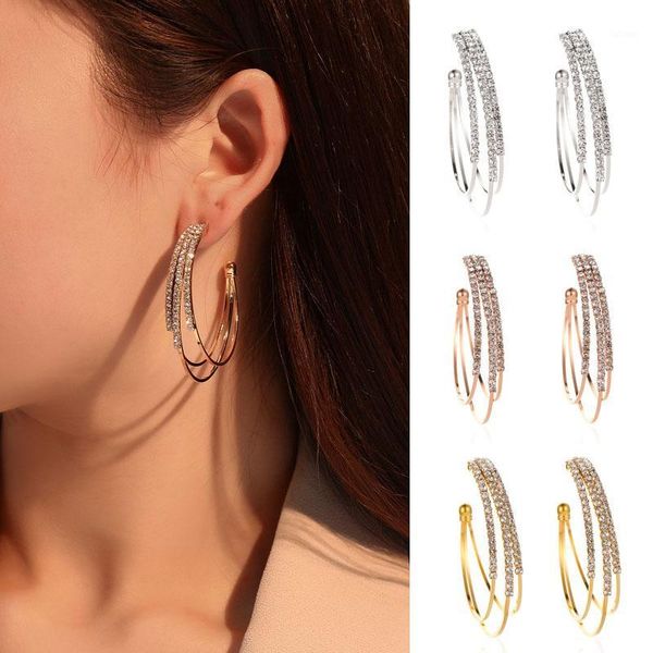trendy fashion crystal elegant hoop earring woman 2020 vintage gold color korean statement earrings accessories1, Golden;silver
trendy fashion crystal elegant hoop earring woman 2020 vintage gold color korean statement earrings accessories1, Golden;silver