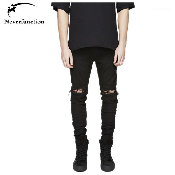 men's jeans hip hop streetwear slim fit ripped cool men hi-street mens distressed denim pants knee holes washed destroyed1, Blue
men's jeans hip hop streetwear slim fit ripped cool men hi-street mens distressed denim pants knee holes washed destroyed1, Blue