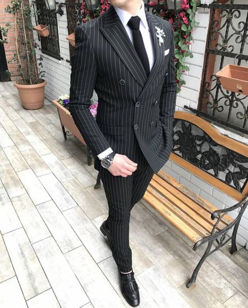 mens striped blazer suits 2 piece formal slim fit double-breasted groomsmen tuxedos for weddding suits for men (blazer+pant, White;black
mens striped blazer suits 2 piece formal slim fit double-breasted groomsmen tuxedos for weddding suits for men (blazer+pant, White;black