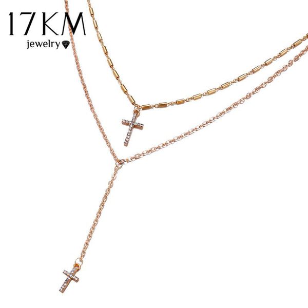 17 км мода золотой цвет хрустальный крест ожерелья кулоны богемные двойные слоистые ожерелье католические религиозные христианские ювелирные, Black;white
17 км мода золотой цвет хрустальный крест ожерелья кулоны богемные двойные слоистые ожерелье католические религиозные христианские ювелирные, Black;white