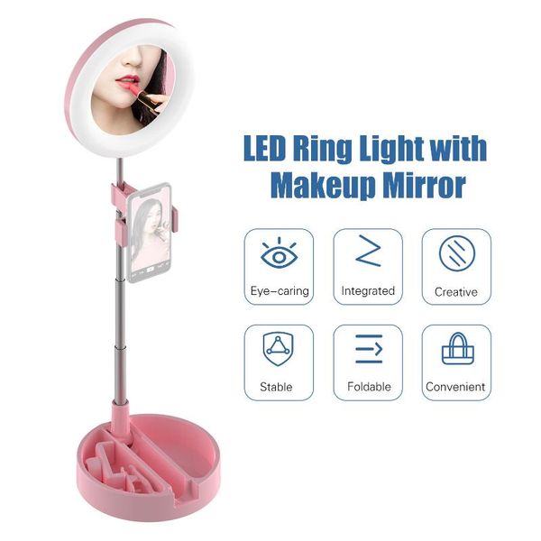pgraphy lighting led ring light foldable desk circle lamp fill light makeup mirror phone holder for selfie video recording
pgraphy lighting led ring light foldable desk circle lamp fill light makeup mirror phone holder for selfie video recording
