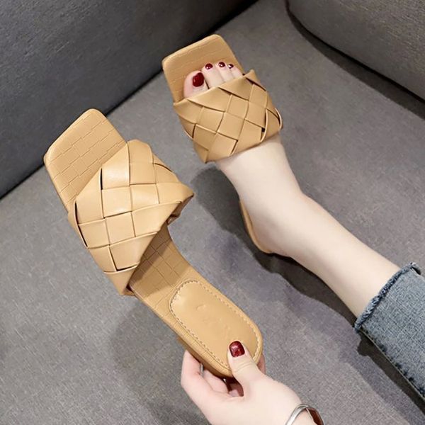Women Sandals Slippers Shoes 2020 New Brand Weave Leather Open Toe Flat Casual Slides Summer Outdoor Beach Female Flip Flops #Jn73, Black
Women Sandals Slippers Shoes 2020 New Brand Weave Leather Open Toe Flat Casual Slides Summer Outdoor Beach Female Flip Flops #Jn73, Black