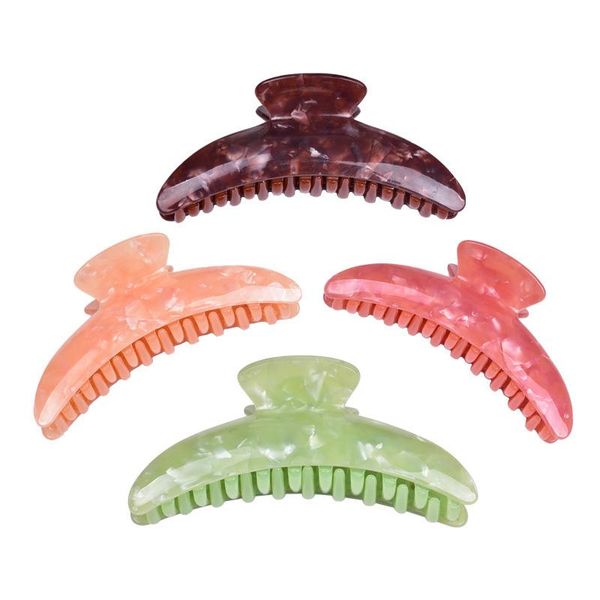 long large solid color hair claw acrylic hairpin women girls hair clip clamp fashion shower holder accessories for women, Golden;silver
long large solid color hair claw acrylic hairpin women girls hair clip clamp fashion shower holder accessories for women, Golden;silver