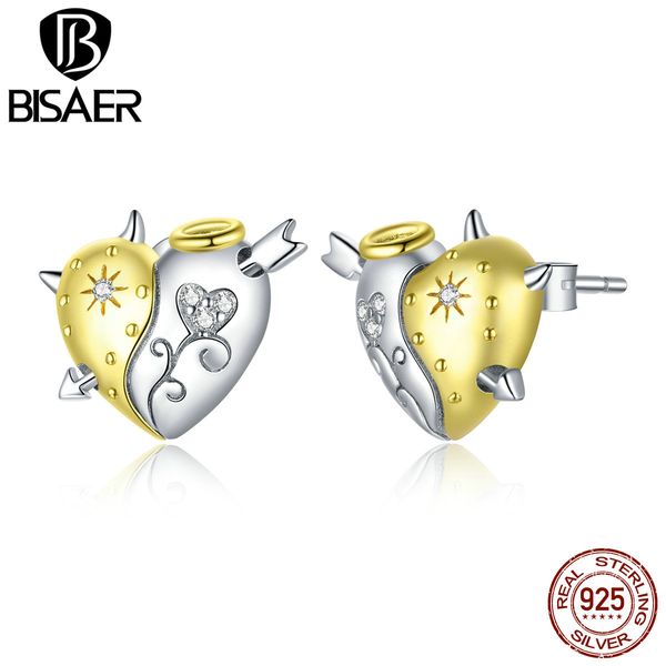 bisaer earrings 925 sterling silver angel and demon stud for heart women jewelry brincos ece973 q1219, Golden;silver
bisaer earrings 925 sterling silver angel and demon stud for heart women jewelry brincos ece973 q1219, Golden;silver