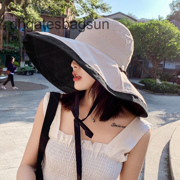 brand cap and carves sunshade hat women's oversized brim summer korean tide versatile sun cover face beach big edge fisherman, Blue;gray
brand cap and carves sunshade hat women's oversized brim summer korean tide versatile sun cover face beach big edge fisherman, Blue;gray