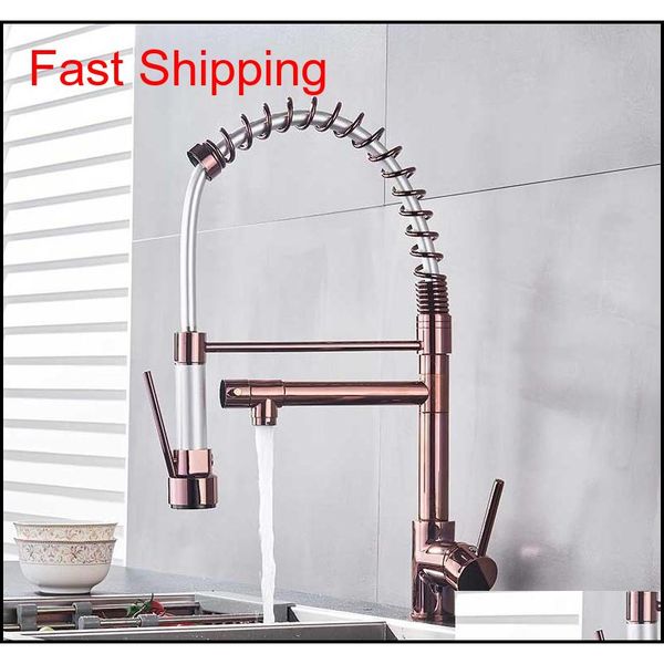 black rose gold spring kitchen faucet pull down side sprayer dual spout tap deck mounted kitchen mixer ta qylmqg packing2010
black rose gold spring kitchen faucet pull down side sprayer dual spout tap deck mounted kitchen mixer ta qylmqg packing2010