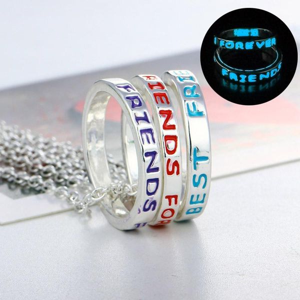 3 pcs friend pendant necklace set chain fashion women men necklaces charms j55, Silver
3 pcs friend pendant necklace set chain fashion women men necklaces charms j55, Silver