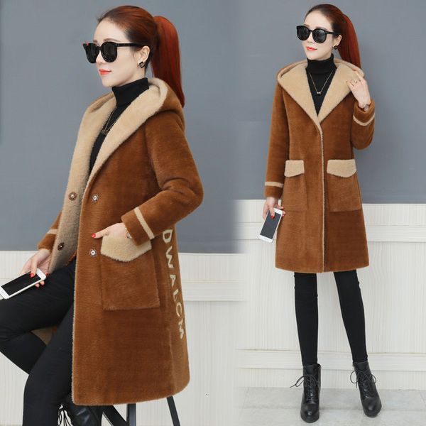 2021 women new autumn winter oversized hooded faux mink cashmere sweater cardigan coat female thicken warm casual outwear y667 ovu7, White;black
2021 women new autumn winter oversized hooded faux mink cashmere sweater cardigan coat female thicken warm casual outwear y667 ovu7, White;black