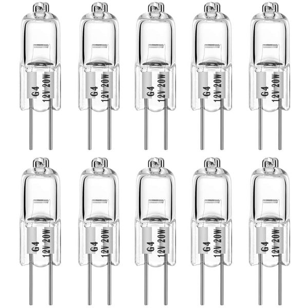 High Quality Super Bright G4 Halogen Light Bulb 20w Halogen G4 12V Warm White Indoor Clear G4 Lamps
High Quality Super Bright G4 Halogen Light Bulb 20w Halogen G4 12V Warm White Indoor Clear G4 Lamps