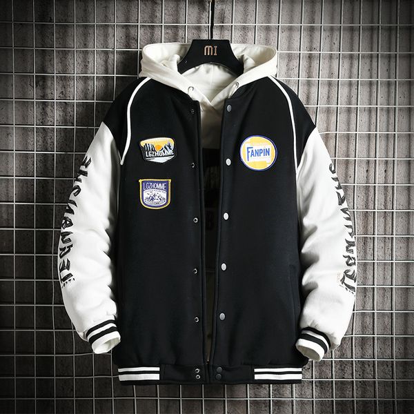 winter 2020 new japanese shreds cotton men's jacket plus size baseball jackets casual youth tracksuit gout transport gngh, Black
winter 2020 new japanese shreds cotton men's jacket plus size baseball jackets casual youth tracksuit gout transport gngh, Black