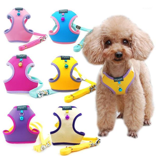 dog collars & leashes pet harness leash vest chest strap adjustable with bell breathable mesh traction belt and set supplies1
dog collars & leashes pet harness leash vest chest strap adjustable with bell breathable mesh traction belt and set supplies1