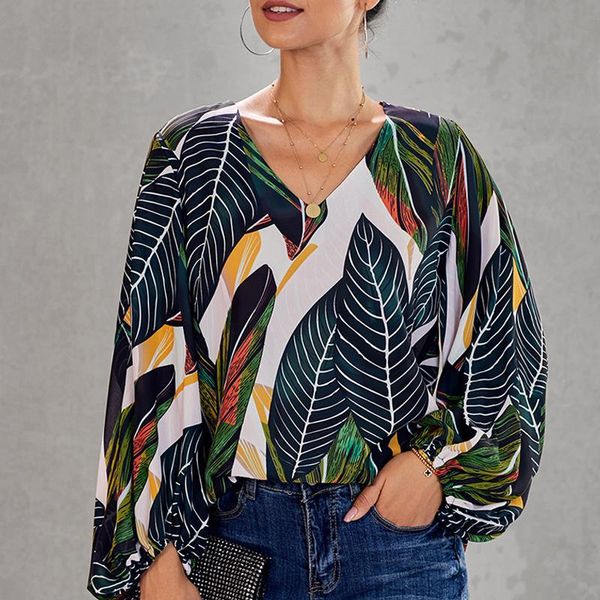 women's blouses & shirts 2021 spring autumn women fashion v-neck lantern sleeve floral print loose casual womens plus size, White
women's blouses & shirts 2021 spring autumn women fashion v-neck lantern sleeve floral print loose casual womens plus size, White