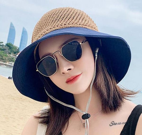 new bow sun hat wide brim floppy summer hats for women beach straw bucket hat hollow out visor bonnet1, Blue;gray
new bow sun hat wide brim floppy summer hats for women beach straw bucket hat hollow out visor bonnet1, Blue;gray