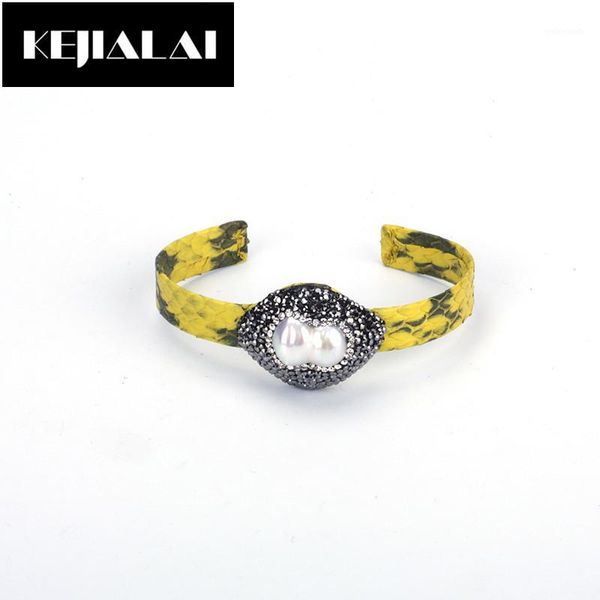 bangle kejialai vintage bohemian style pattern leather fashion jewelry fresh water pearl charm with rhinestone women gift1, Black
bangle kejialai vintage bohemian style pattern leather fashion jewelry fresh water pearl charm with rhinestone women gift1, Black