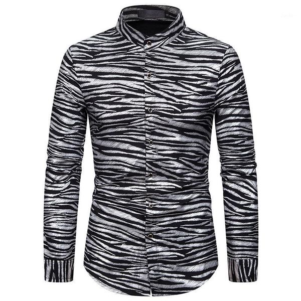 zebra stripes print long sleeve cool shirts male 2020 new streetwear dress shirt men camisa masculina plus size1, White;black
zebra stripes print long sleeve cool shirts male 2020 new streetwear dress shirt men camisa masculina plus size1, White;black