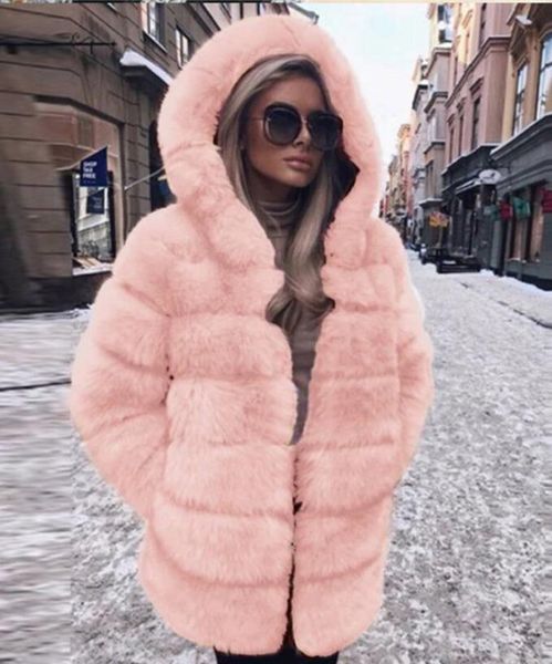 2020 european and american fashion style imitation fur coat long hair long sleeve hooded fur coat women's coat, Black
2020 european and american fashion style imitation fur coat long hair long sleeve hooded fur coat women's coat, Black