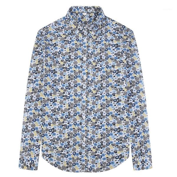 men's printed long sleeved casual shirt 100% cotton trendy male social shirt1, White;black
men's printed long sleeved casual shirt 100% cotton trendy male social shirt1, White;black