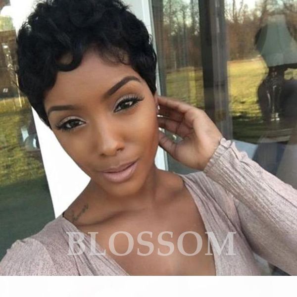 short human hair wigs for black women none lace bob wigs natural color short hair wigs, Black;brown
short human hair wigs for black women none lace bob wigs natural color short hair wigs, Black;brown