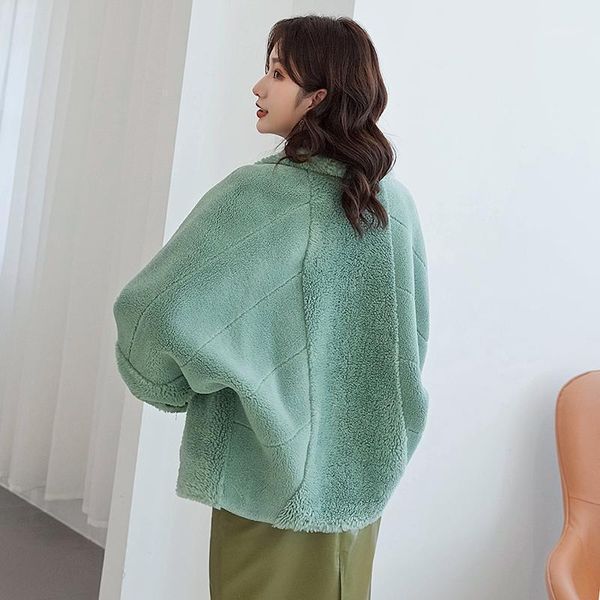 smpevrg autumn winter women coat turn-down collar long wool coats women cardigan short jacket soft warm outwear loose jackets1, Black 
smpevrg autumn winter women coat turn-down collar long wool coats women cardigan short jacket soft warm outwear loose jackets1, Black