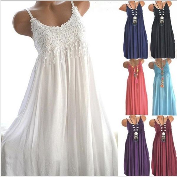 dress women sleeveless lace flowers solid color comfortable long maxi dress maxi female clothing lady vestidos, Black;gray
dress women sleeveless lace flowers solid color comfortable long maxi dress maxi female clothing lady vestidos, Black;gray