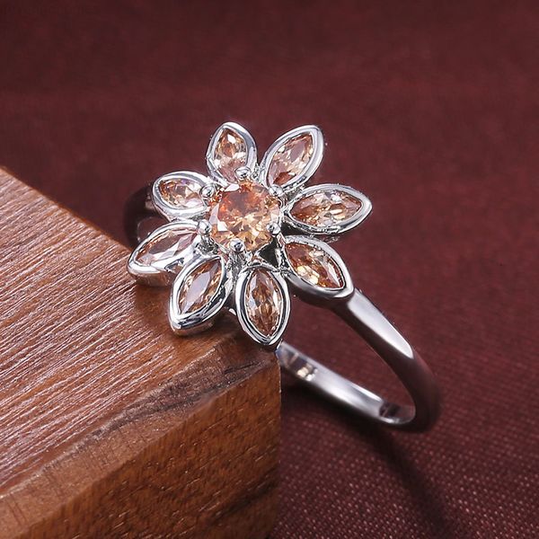 zircon s1003 fashion jewelry flower elegant ring, Silver
zircon s1003 fashion jewelry flower elegant ring, Silver