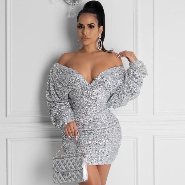 off the shoulder sliver sequin dress women slash neck bodycon mini dress elegant christmas night club sparkly party dresses1, Black;gray
off the shoulder sliver sequin dress women slash neck bodycon mini dress elegant christmas night club sparkly party dresses1, Black;gray