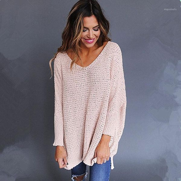 weania 2018 new autumn winter women long sleeve v-neck loose casual pullovers sweater female solid color big size sweater1, White;black
weania 2018 new autumn winter women long sleeve v-neck loose casual pullovers sweater female solid color big size sweater1, White;black