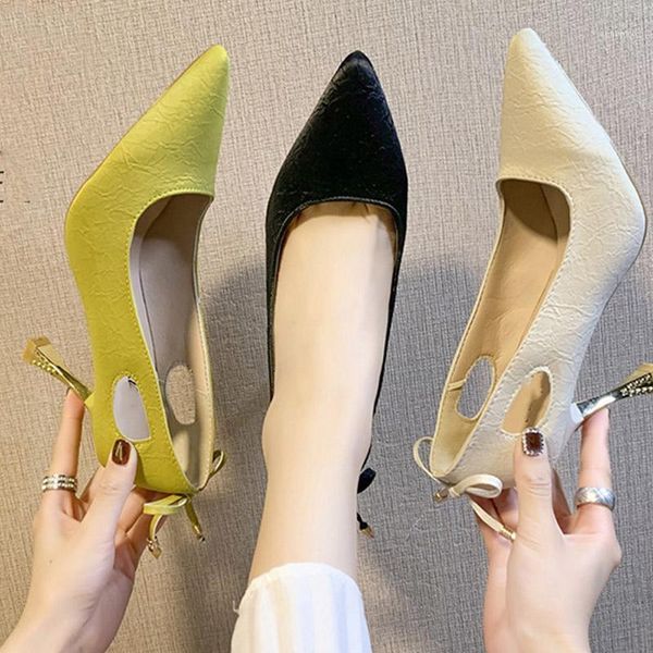 women pumps high heels bow shoes woman fashion new hollow out pointed toe female party shoes office lady wedding party1, Black
women pumps high heels bow shoes woman fashion new hollow out pointed toe female party shoes office lady wedding party1, Black