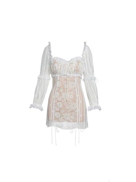 2021 new super nice vintage french loli white bow sleeve long sleeves mini women's dress design rope yvmm, Black;gray
2021 new super nice vintage french loli white bow sleeve long sleeves mini women's dress design rope yvmm, Black;gray