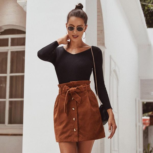 popular women's wear in autumn and winter 2020 corduroy high waist hip skirt fashion casual skirt, Black
popular women's wear in autumn and winter 2020 corduroy high waist hip skirt fashion casual skirt, Black