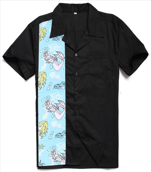 candow look fashion beauty print cotton mens short sleeve casual shirts hip hop punk rockabilly vintage 40s 50s club shirts, White;black
candow look fashion beauty print cotton mens short sleeve casual shirts hip hop punk rockabilly vintage 40s 50s club shirts, White;black